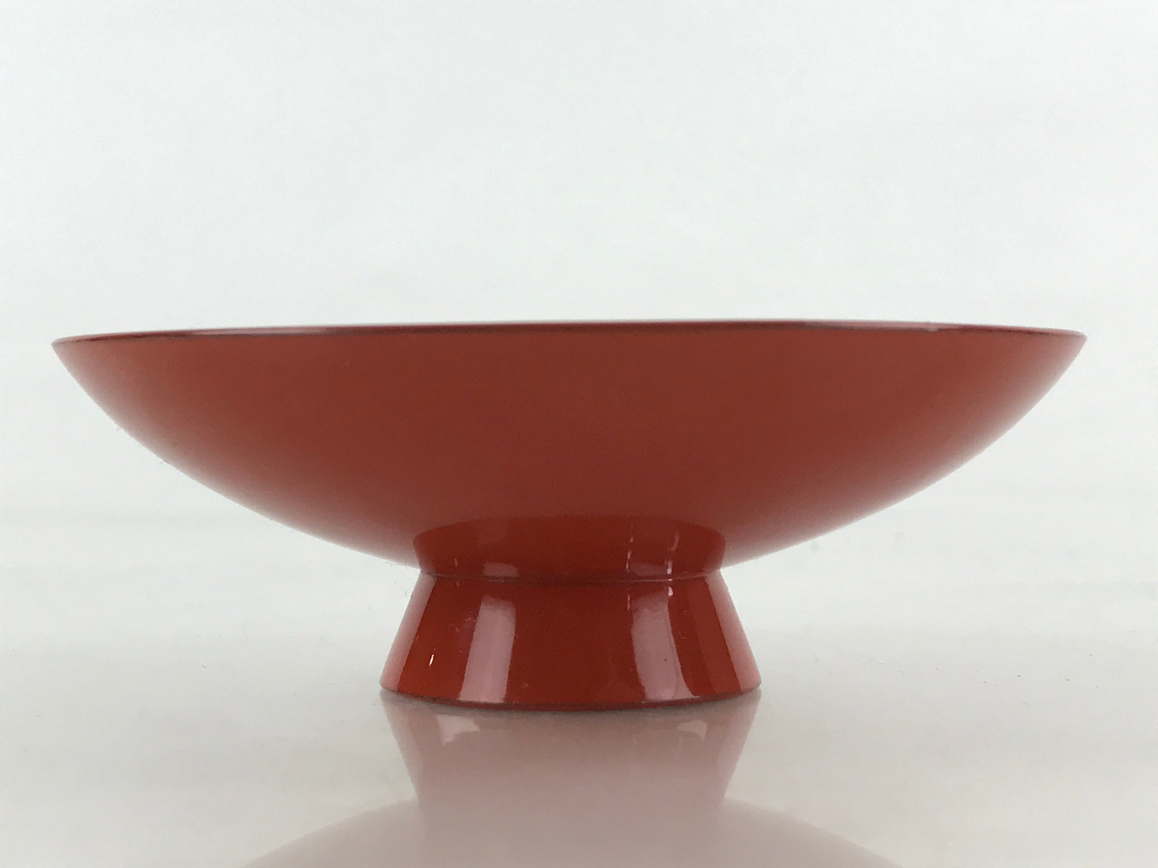 Japanese Lacquered Sake Cup Sakazuki Red Vtg 2 Gold Turtles Guinomi Ochoko G80