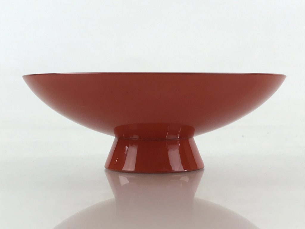 Japanese Lacquered Sake Cup Sakazuki Red Vtg 3 Gold Turtles Guinomi Ochoko G84