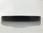 Japanese Lacquered Serving Tray Obon Vtg Round Makie Raden Chrysanthemum LWB141