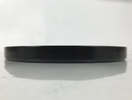 Japanese Lacquered Serving Tray Obon Vtg Round Makie Raden Chrysanthemum LWB141