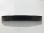 Japanese Lacquered Serving Tray Obon Vtg Round Makie Raden Chrysanthemum LWB141