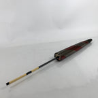 Japanese Lacquered Umbrella Parasol Vtg Wagasa Maigasa Geisha Paper Red JK765