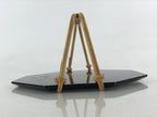 Japanese Lacquered Wajima-Nuri Kaiseki-Bon Tray Kashiki Makie Chrysanthemum PX68