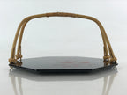 Japanese Lacquered Wajima-Nuri Kaiseki-Bon Tray Kashiki Makie Chrysanthemum PX68