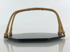Japanese Lacquered Wajima-Nuri Kaiseki-Bon Tray Kashiki Makie Chrysanthemum PX68