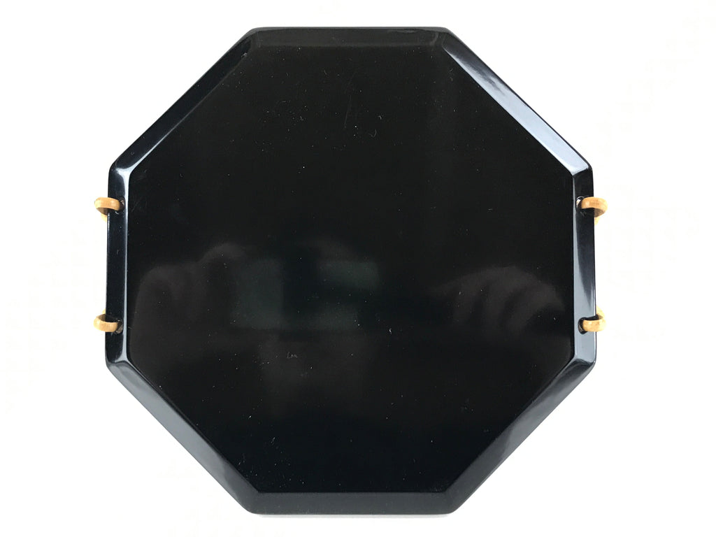 Japanese Lacquered Wajima-Nuri Kaiseki-Bon Tray Kashiki Makie Chrysanthemum PX68