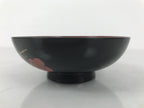 Japanese Lacquered Wood Bowl Nimonowan Vtg Makie Pine Needle Plum Blossom LB167