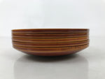 Japanese Lacquered Wood Drink Saucer Vtg Chataku Coaster 5pc Shunkei Nuri L535