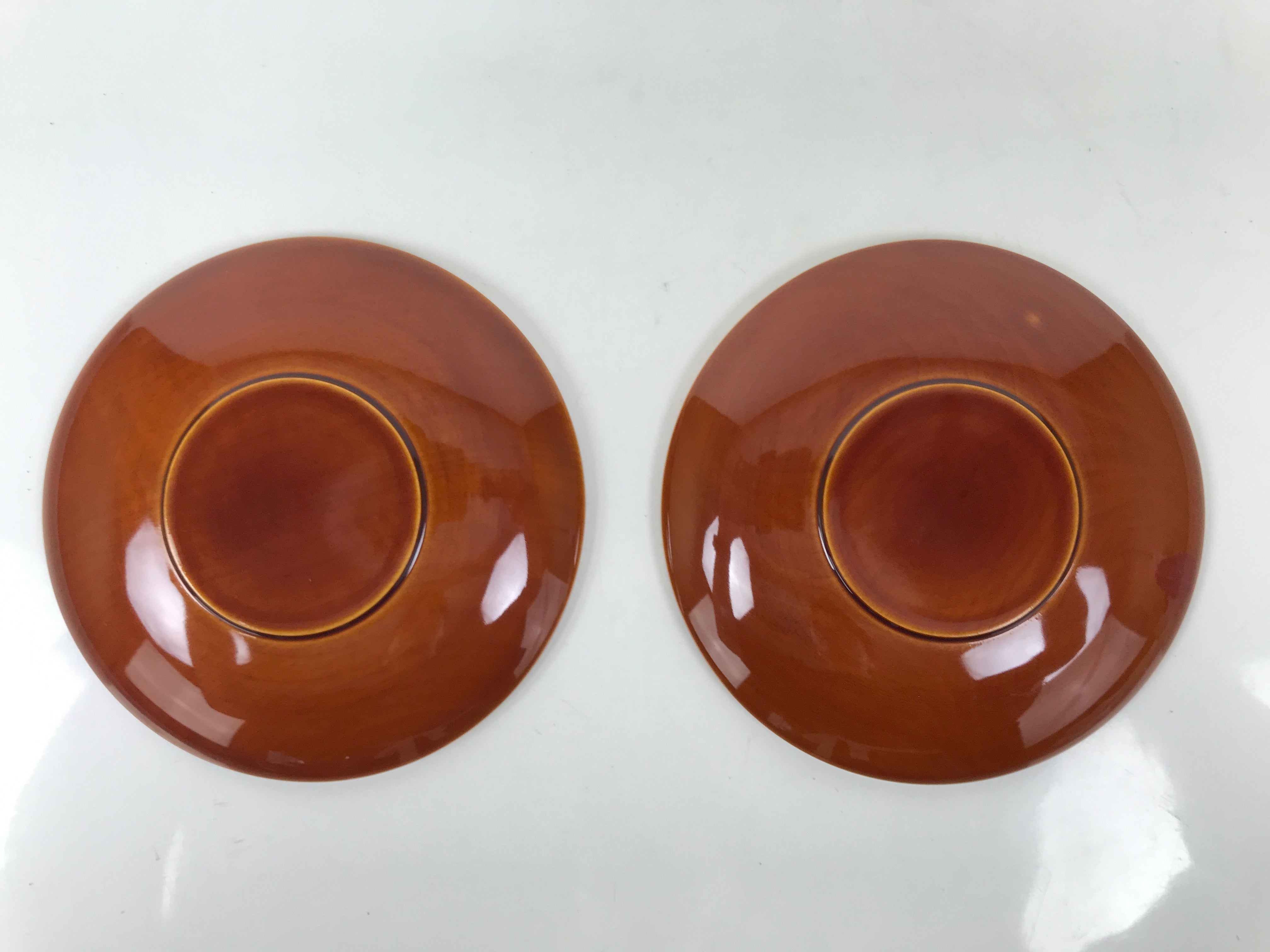 Japanese Lacquered Wood Drink Saucer Vtg Chataku Coaster 5pc Shunkei Nuri L535