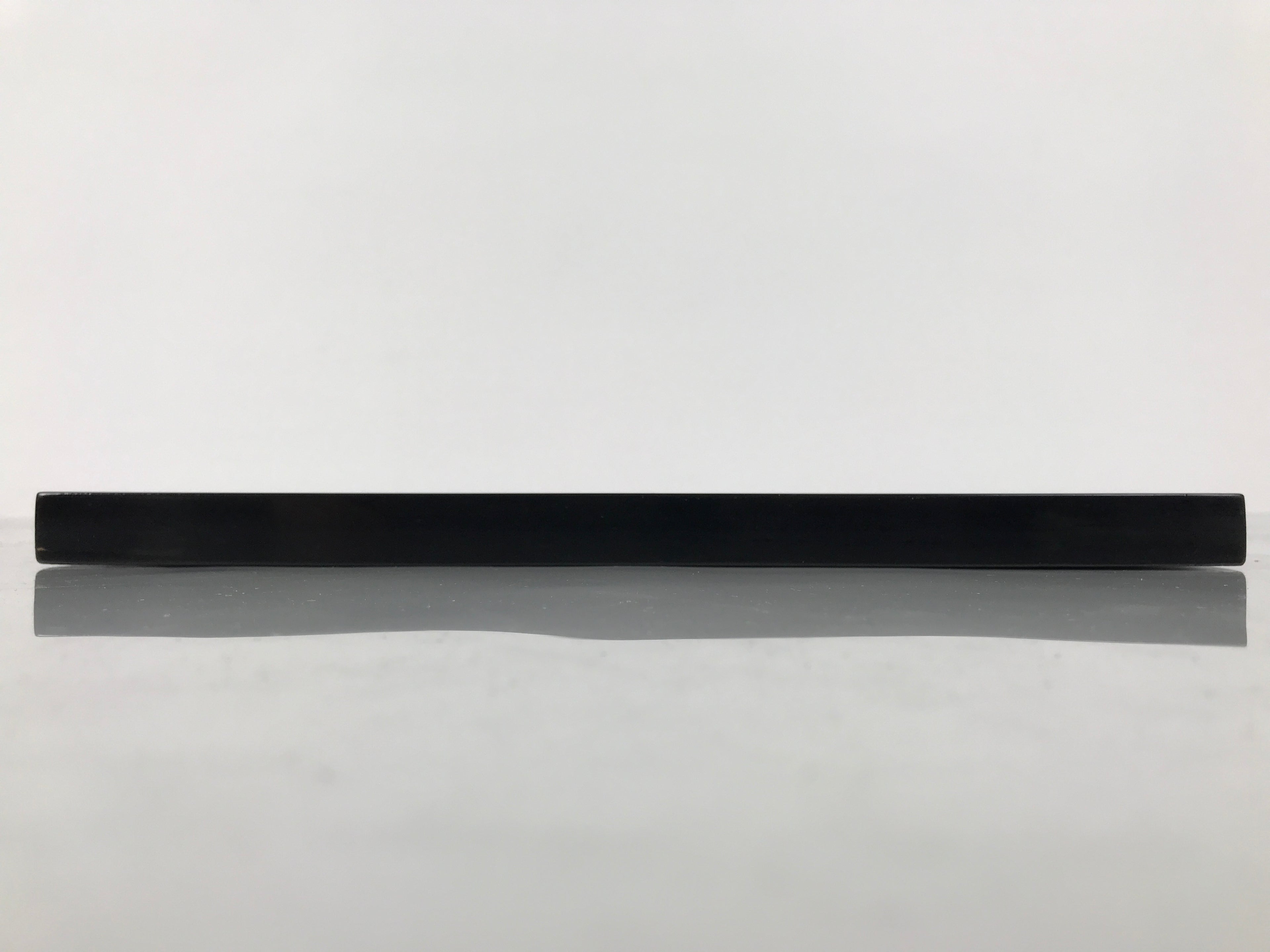Japanese Lacquered Wood Flower Vase Stand Vtg Kadai Board Ikebana Black WT594