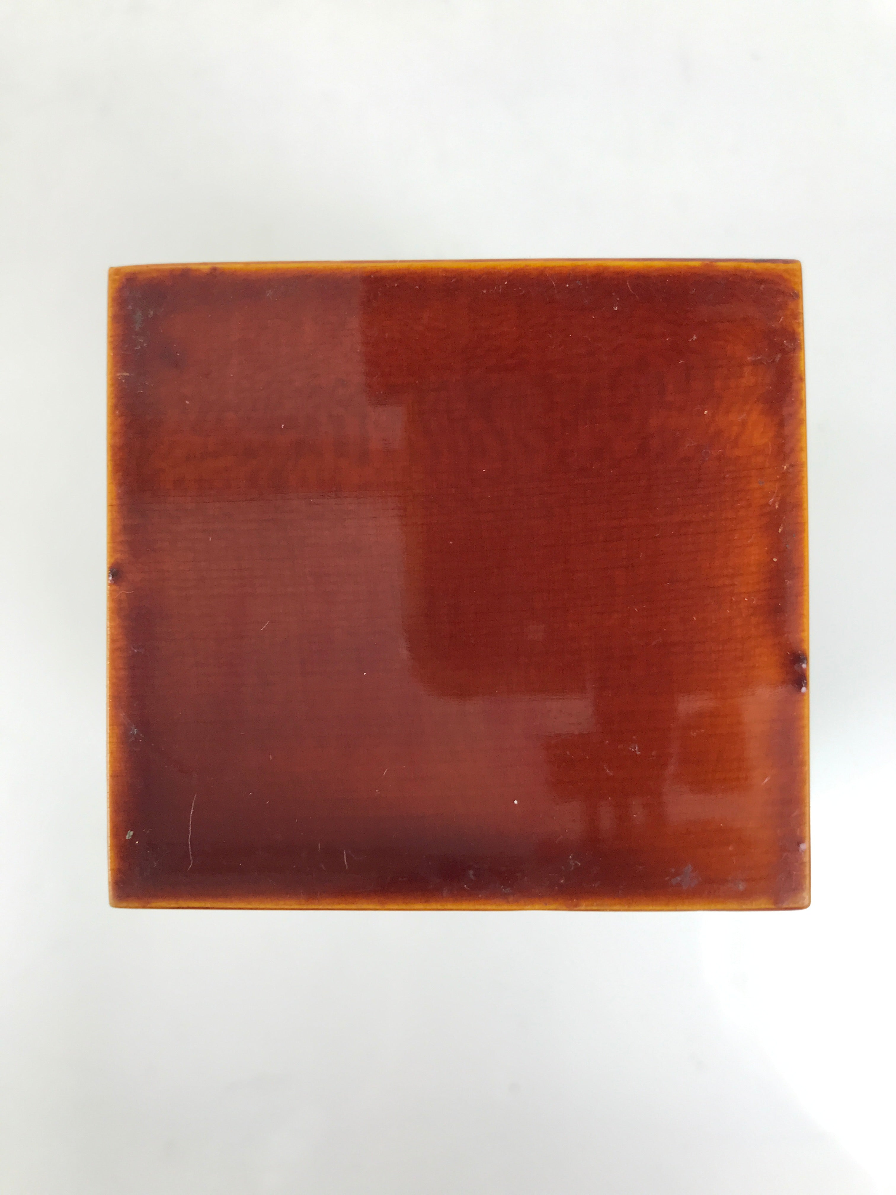 Japanese Lacquered Wood Flower Vase Vtg Kabin Ikebana Arrangement Shunkei FK186