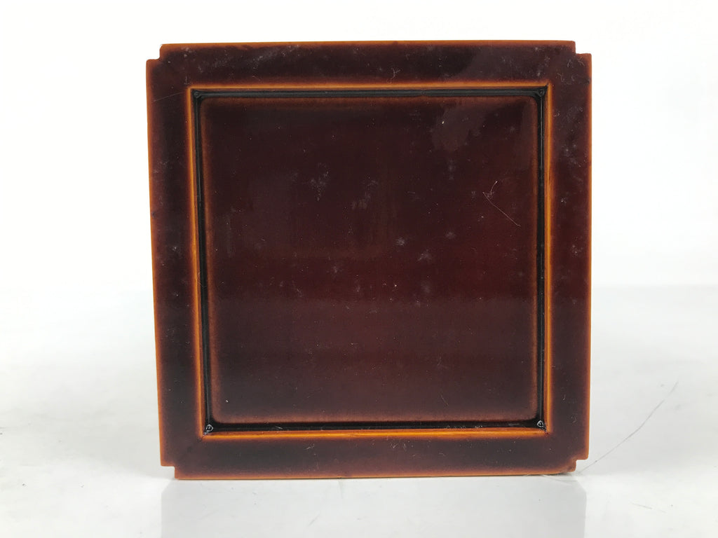 Japanese Lacquered Wood Flower Vase Vtg Kabin Ikebana Arrangement Shunkei LWB126