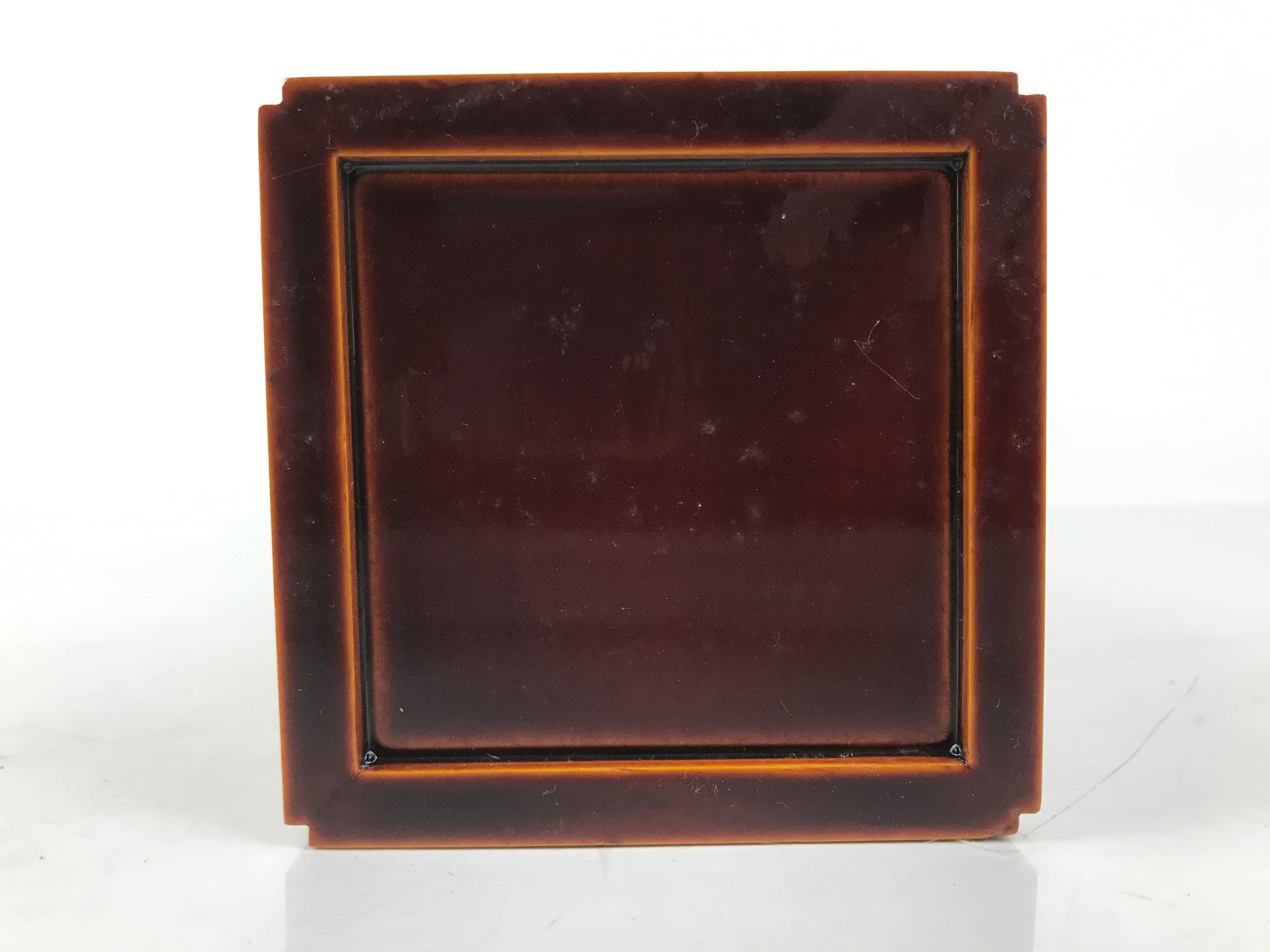 Japanese Lacquered Wood Flower Vase Vtg Kabin Ikebana Arrangement Shunkei LWB126