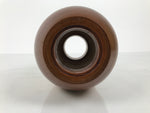 Japanese Lacquered Wood Flower Vase Vtg Two Way Kabin Ikebana Arrangement FK225