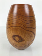 Japanese Lacquered Wood Flower Vase Vtg Two Way Kabin Ikebana Arrangement FK225