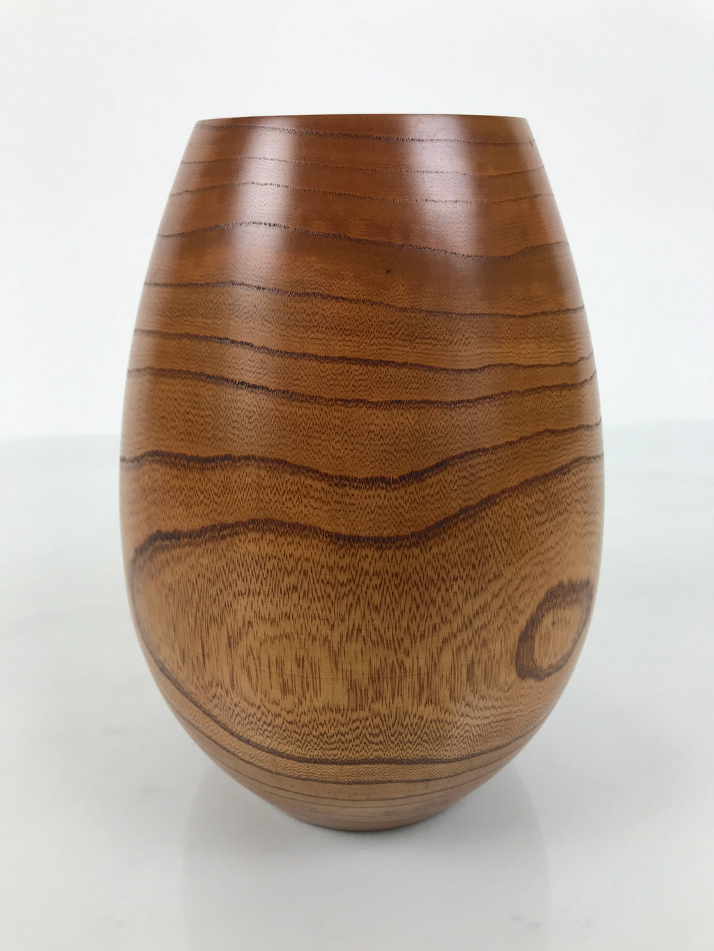 Japanese Lacquered Wood Flower Vase Vtg Two Way Kabin Ikebana Arrangement FK225