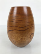 Japanese Lacquered Wood Flower Vase Vtg Two Way Kabin Ikebana Arrangement FK225
