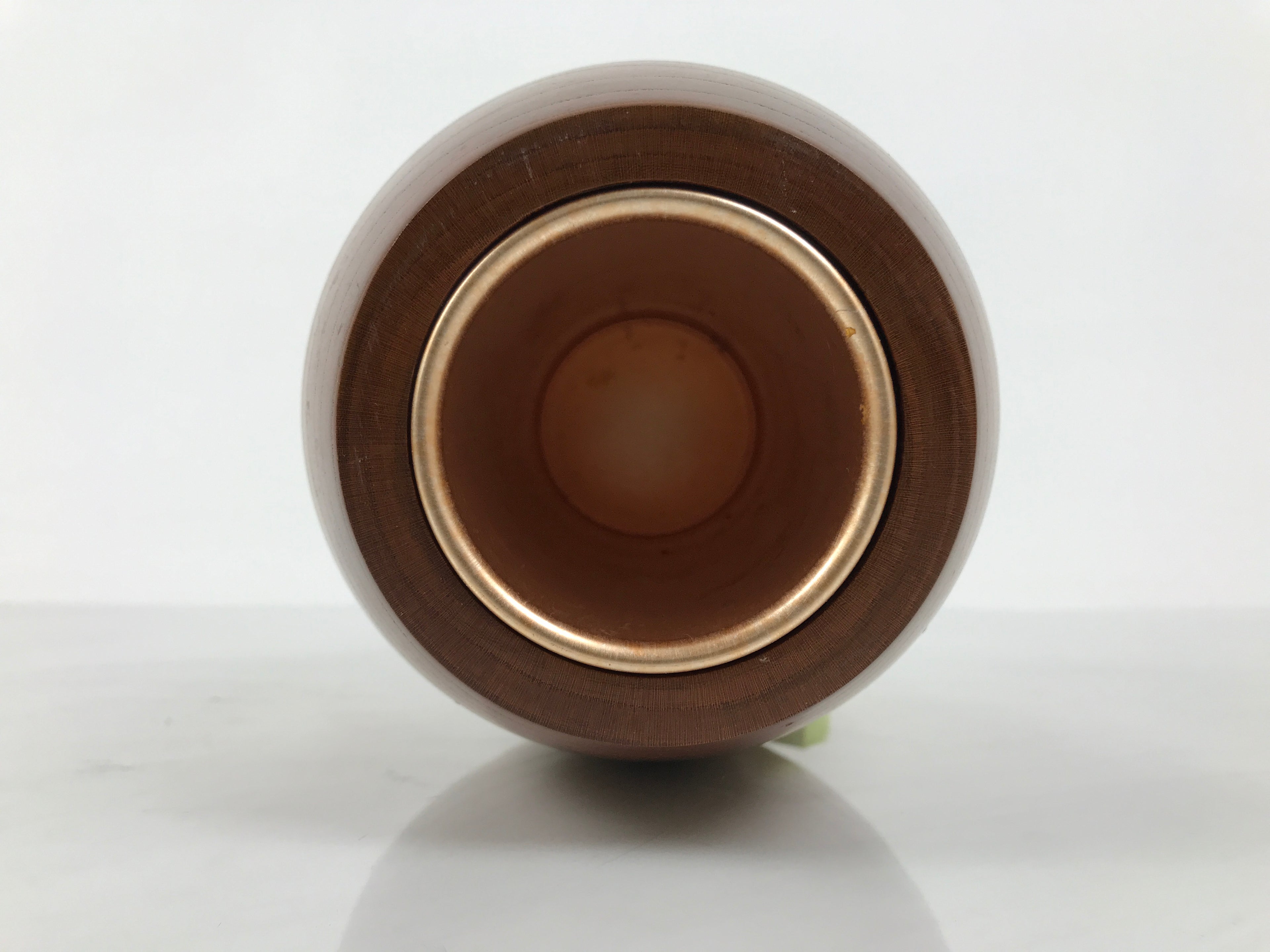 Japanese Lacquered Wood Flower Vase Vtg Two Way Kabin Ikebana Arrangement FK225