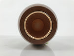Japanese Lacquered Wood Flower Vase Vtg Two Way Kabin Ikebana Arrangement FK225