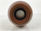 Japanese Lacquered Wood Flower Vase Vtg Two Way Kabin Ikebana Arrangement FK225