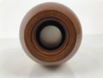 Japanese Lacquered Wood Flower Vase Vtg Two Way Kabin Ikebana Arrangement FK225