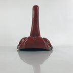 Japanese Lacquered Wood Large Tengu Noh Mask Vtg Yokai Kami Display Red OM54