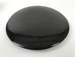 Japanese Lacquered Wood Ohitsu Rice Container Vtg Paddle Black Red Round L380