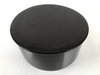 Japanese Lacquered Wood Ohitsu Rice Container Vtg Paddle Black Red Round L380