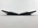 Japanese Lacquered Wood Serving Tray Makie Leaves Vtg Plate Square Black LWB78