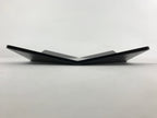 Japanese Lacquered Wood Serving Tray Makie Leaves Vtg Plate Square Black LWB79