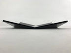 Japanese Lacquered Wood Serving Tray Makie Leaves Vtg Plate Square Black LWB79