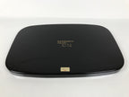 Japanese Lacquered Wood Serving Tray Obon Rectangle Black Gold Makie Pine L590