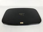 Japanese Lacquered Wood Serving Tray Obon Rectangle Black Gold Makie Pine L590