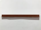 Japanese Lacquered Wood Serving Tray Obon Vtg Hida Shunkei Rectangle Brown L569