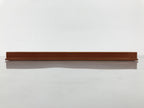 Japanese Lacquered Wood Serving Tray Obon Vtg Hida Shunkei Rectangle Brown L569