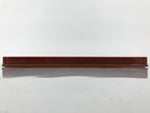 Japanese Lacquered Wood Serving Tray Obon Vtg Hida Shunkei Rectangle Brown L589