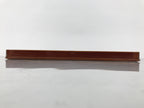 Japanese Lacquered Wood Serving Tray Obon Vtg Hida Shunkei Rectangle Brown L589
