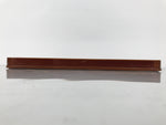 Japanese Lacquered Wood Serving Tray Obon Vtg Hida Shunkei Rectangle Brown L589
