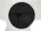 Japanese Lacquered Wood Serving Tray Obon Vtg Hida Shunkei Round Brown Line L568