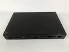 Japanese Lacquered Wood Serving Tray Obon Vtg Rectangle Black Cutout Design L584