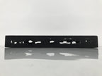 Japanese Lacquered Wood Serving Tray Obon Vtg Rectangle Black Cutout Design L584