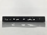 Japanese Lacquered Wood Serving Tray Obon Vtg Rectangle Black Cutout Design L584