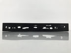 Japanese Lacquered Wood Serving Tray Obon Vtg Rectangle Black Cutout Design L585
