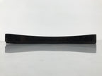 Japanese Lacquered Wood Serving Tray Obon Vtg Square Curved Red Edge Black L571