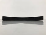 Japanese Lacquered Wood Serving Tray Obon Vtg Square Curved Red Edge Black L572