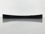 Japanese Lacquered Wood Serving Tray Obon Vtg Square Curved Red Edge Black L572