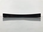 Japanese Lacquered Wood Serving Tray Obon Vtg Square Curved Red Edge Black L572