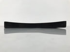 Japanese Lacquered Wood Serving Tray Obon Vtg Square Curved Red Edge Black L573