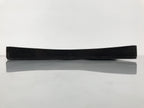 Japanese Lacquered Wood Serving Tray Obon Vtg Square Curved Red Edge Black L574