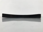Japanese Lacquered Wood Serving Tray Obon Vtg Square Curved Red Edge Black L575